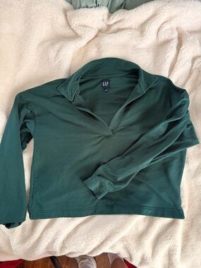 GAP Forest Green Popover Pullover